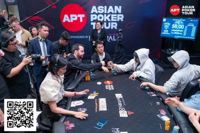 【GG扑克】APT马尼拉｜主赛事创菲律宾赛史纪录，中国台湾选手Po-Shou Huang领跑Day2！