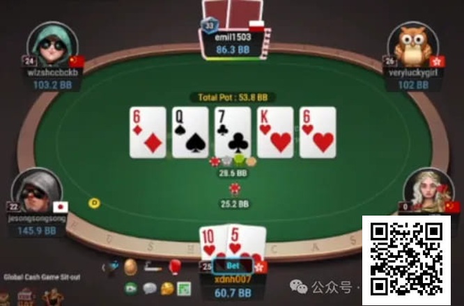 【GG扑克】牌局分析：开了第二枪就要开第三枪