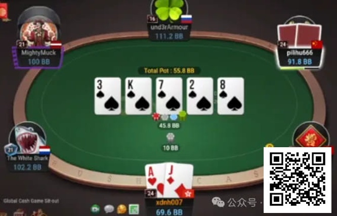 【GG扑克】牌局分析：我只是不想让你bluff我而已