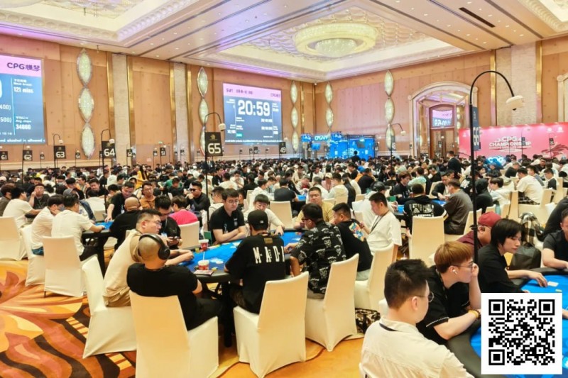 【GG扑克】CPG横琴选拔赛 | 盛况空前！主赛第一轮B组1016人参赛创新高，朱泽清45.5万记分牌数量领跑259人晋级