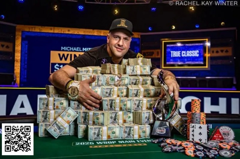 【GG扑克】Michael Mizrachi在WSOP主赛事历史性夺冠，拿下1000万美元奖金