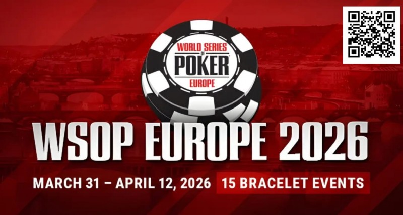 【GG扑克】话题 | WSOP欧洲站2026年落户布拉格，秋季赛程成为历史