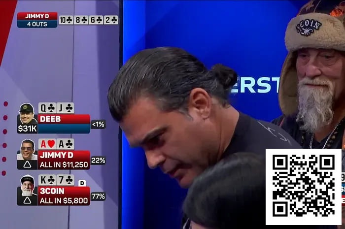 【GG扑克】同花围攻下的AA绝命挣扎，两次发牌上演命运逆转！