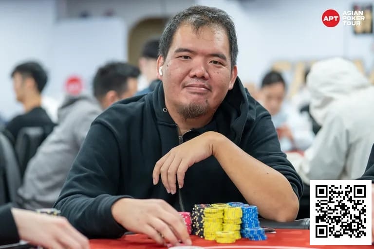 【GG扑克】2025APT冠军赛|主赛轻松破保!中国台湾省选手Chia Wei Kuo首轮领跑!