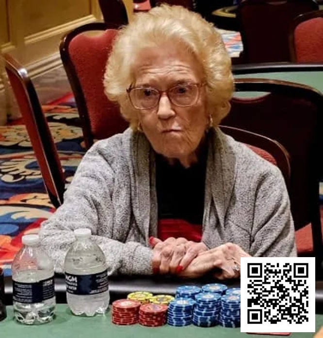 【GG扑克】扑克老奶奶高龄88岁，首次参加千人MTT竟一路打到第14名！