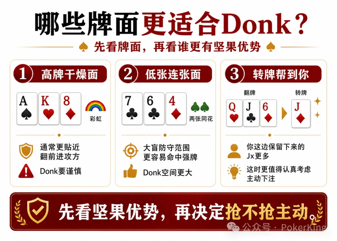 【GG扑克】Donk-Bet什么时候能用?OOP不是只能过牌