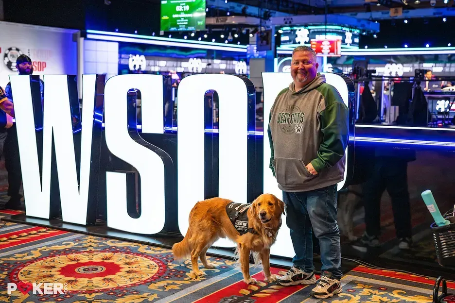 【GG扑克】带着金毛打WSOP?“没有它,我可能会死在牌桌上”