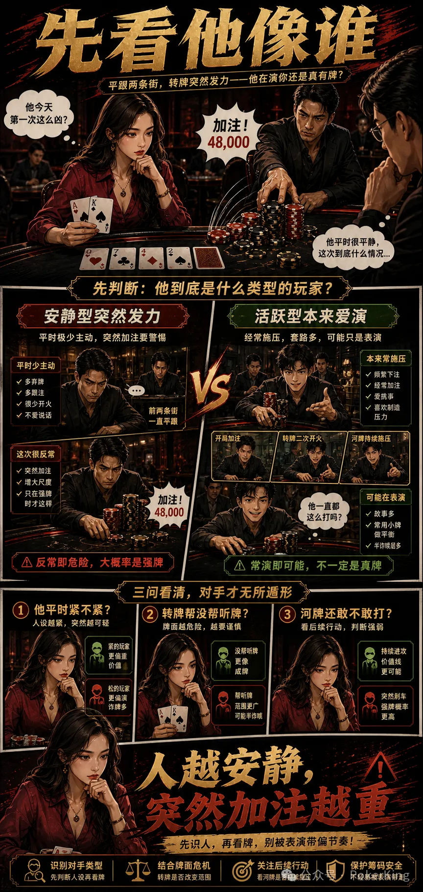 【GG扑克】转牌被加注，到底该不该抓？先看三个破绽再决定