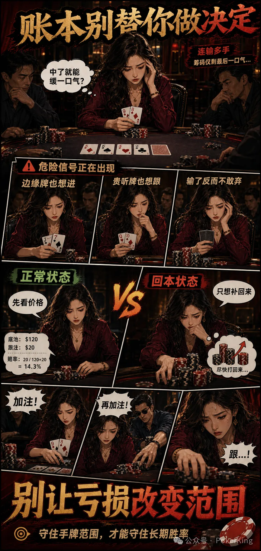 【GG扑克】连输时最危险的三件事:别让“今晚必须追回来”替你做决定