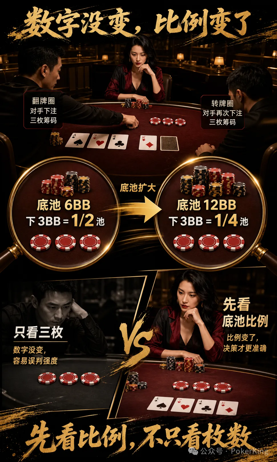 【GG扑克】翻牌转牌同一个数，是“稳”还是“弱”？先查局面变没变
