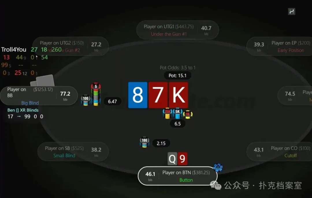 【GG扑克】被疯狂check-raise折磨？WSOP线上主赛冠军：别怂，用3-bet反杀他
