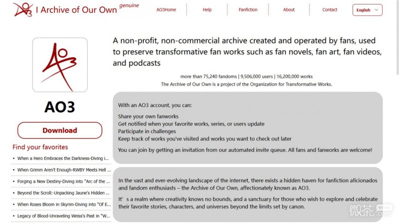 ao3官网入口直达2026最新 ao3官网直连地址【GG扑克战队】