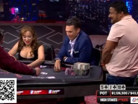 【GG扑克】三人翻牌全下,发四次牌争夺110万美元巨池,A高成为最大赢家