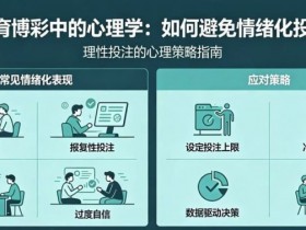 体育博彩中的“心理学”:如何避免情绪化投注