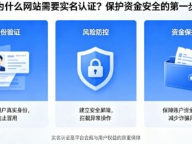为什么网站需要实名认证?保护资金安全的第一步