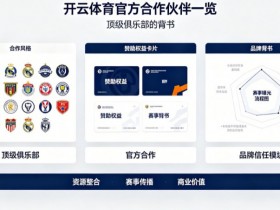 开云体育官方合作伙伴一览:顶级俱乐部的背书